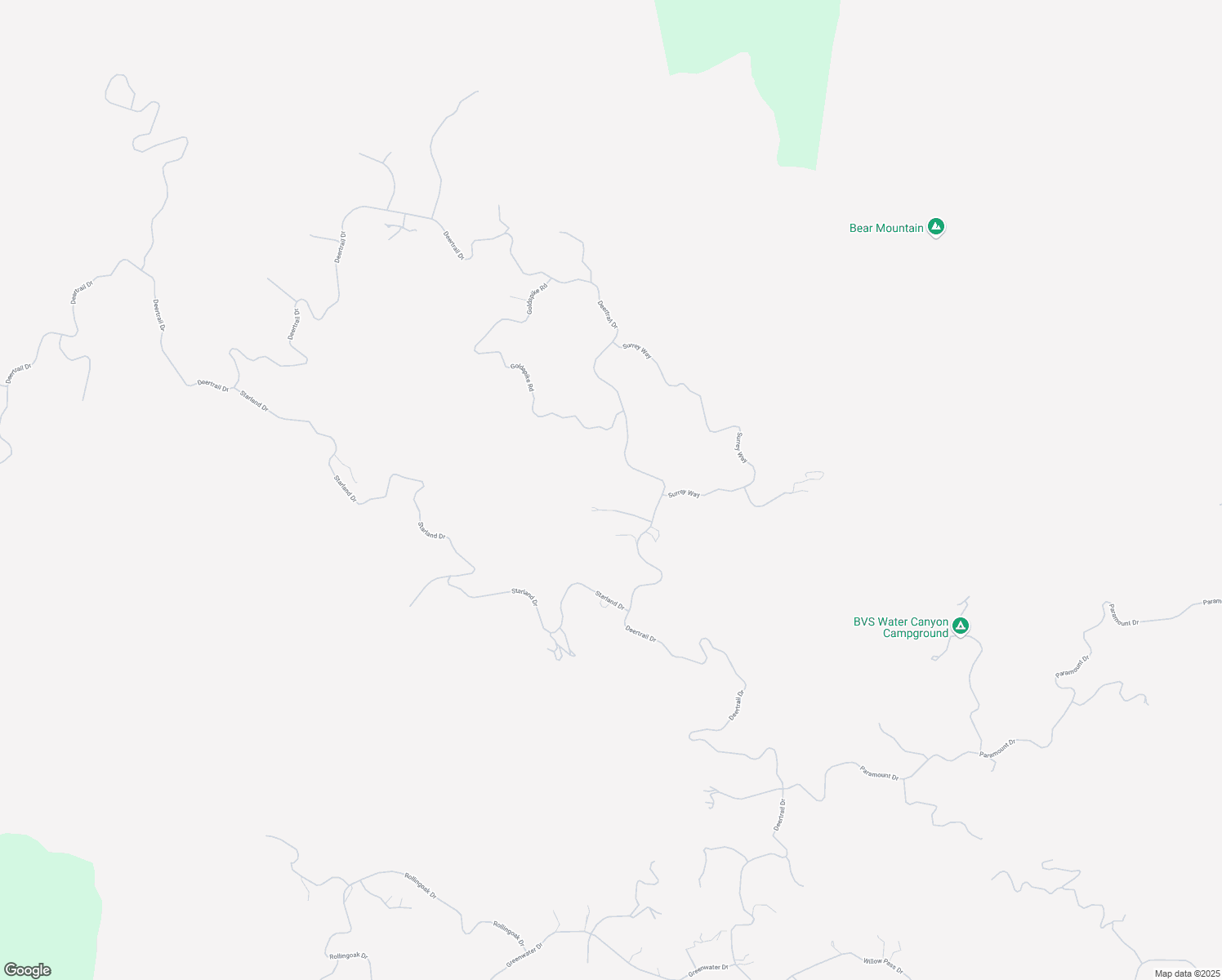 map of restaurants, bars, coffee shops, grocery stores, and more near 29551 Springwood Court in Tehachapi