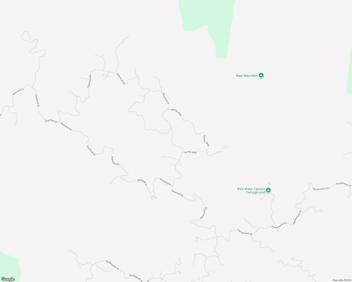 map of restaurants, bars, coffee shops, grocery stores, and more near 26000 Deertrail Drive in Tehachapi