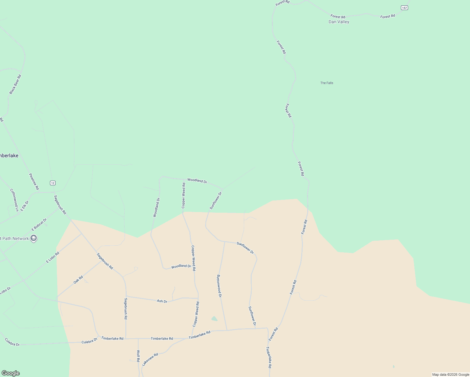 map of restaurants, bars, coffee shops, grocery stores, and more near 156 Sunflower Drive in Ramah