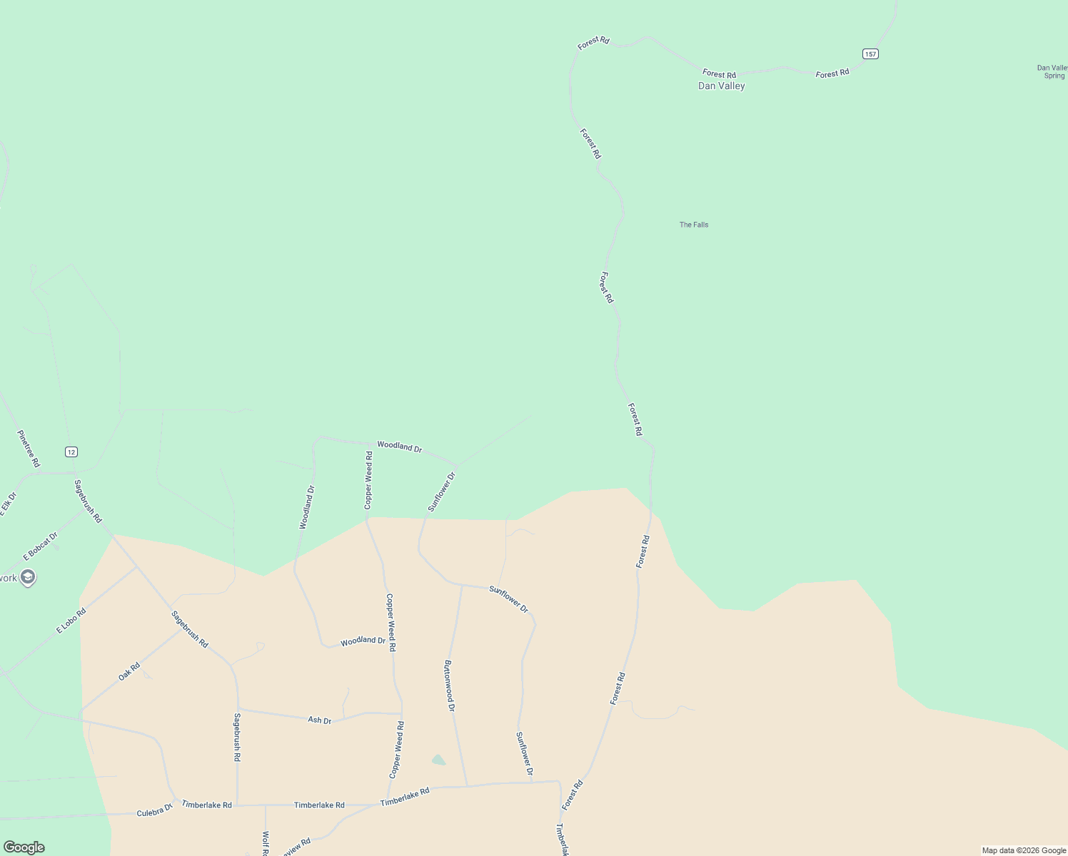 map of restaurants, bars, coffee shops, grocery stores, and more near Sunflower Drive in Ramah