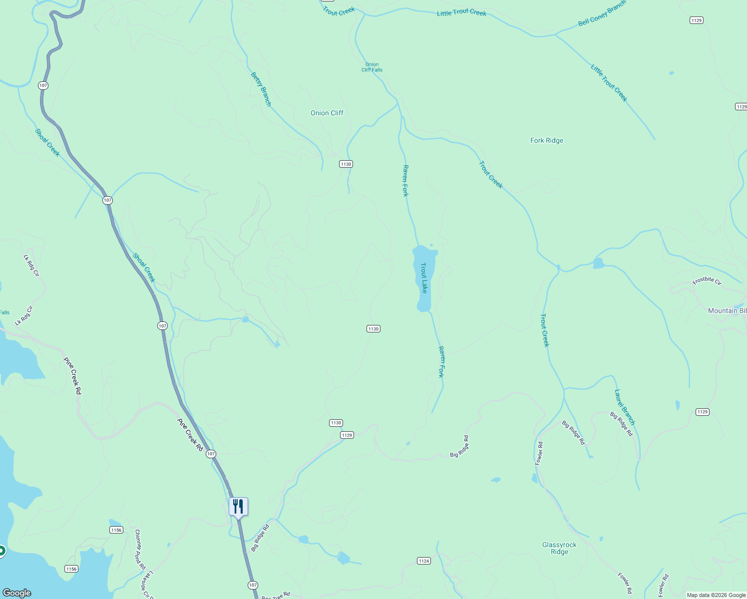 map of restaurants, bars, coffee shops, grocery stores, and more near Pilot Knob Road in Glenville