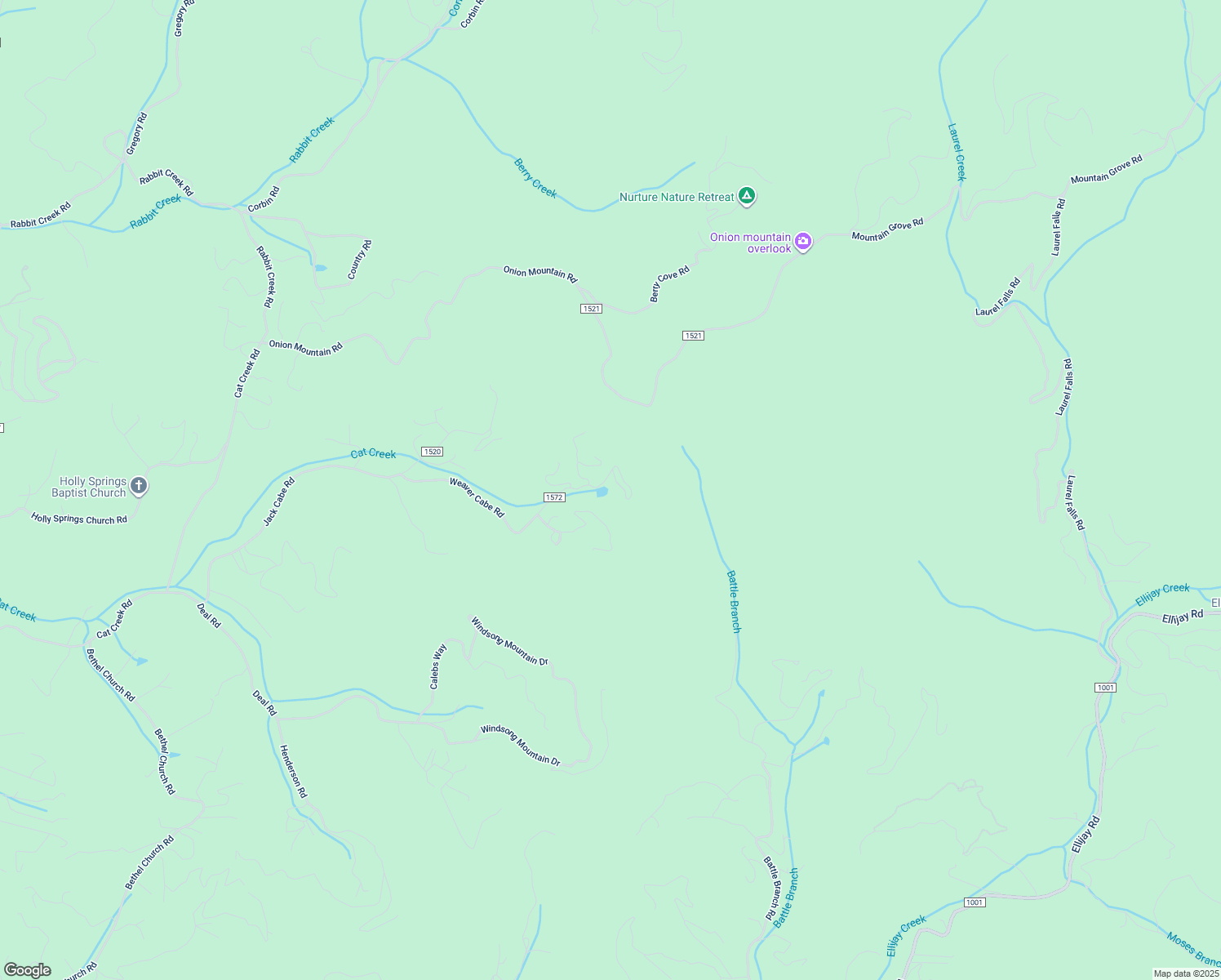 map of restaurants, bars, coffee shops, grocery stores, and more near 871 Weaver Cabe Road in Franklin
