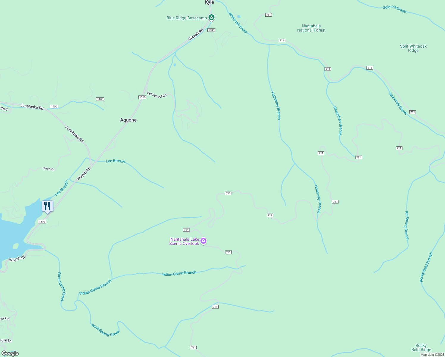 map of restaurants, bars, coffee shops, grocery stores, and more near in Aquone