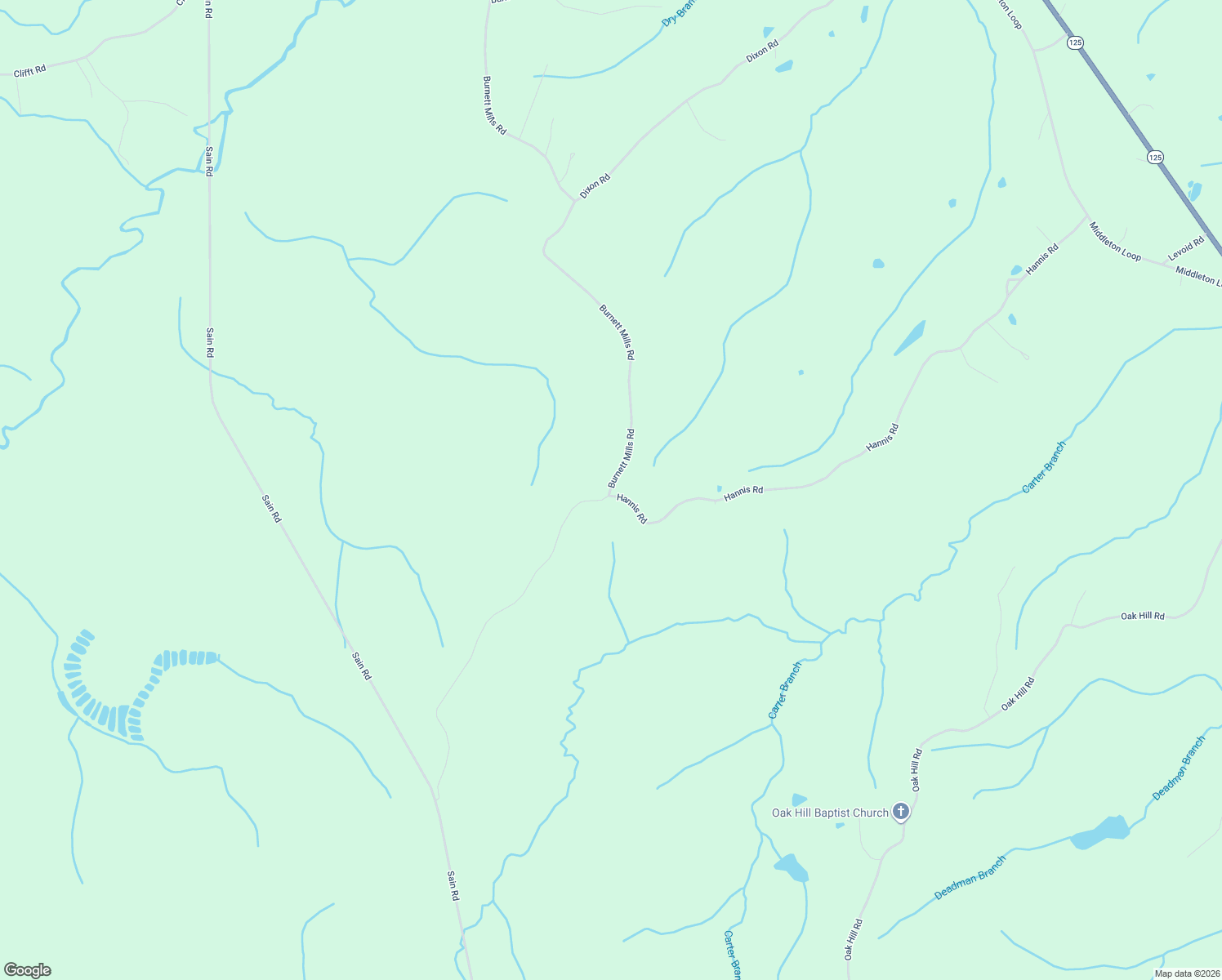 map of restaurants, bars, coffee shops, grocery stores, and more near 2935 Burnett Mills Road in Bolivar