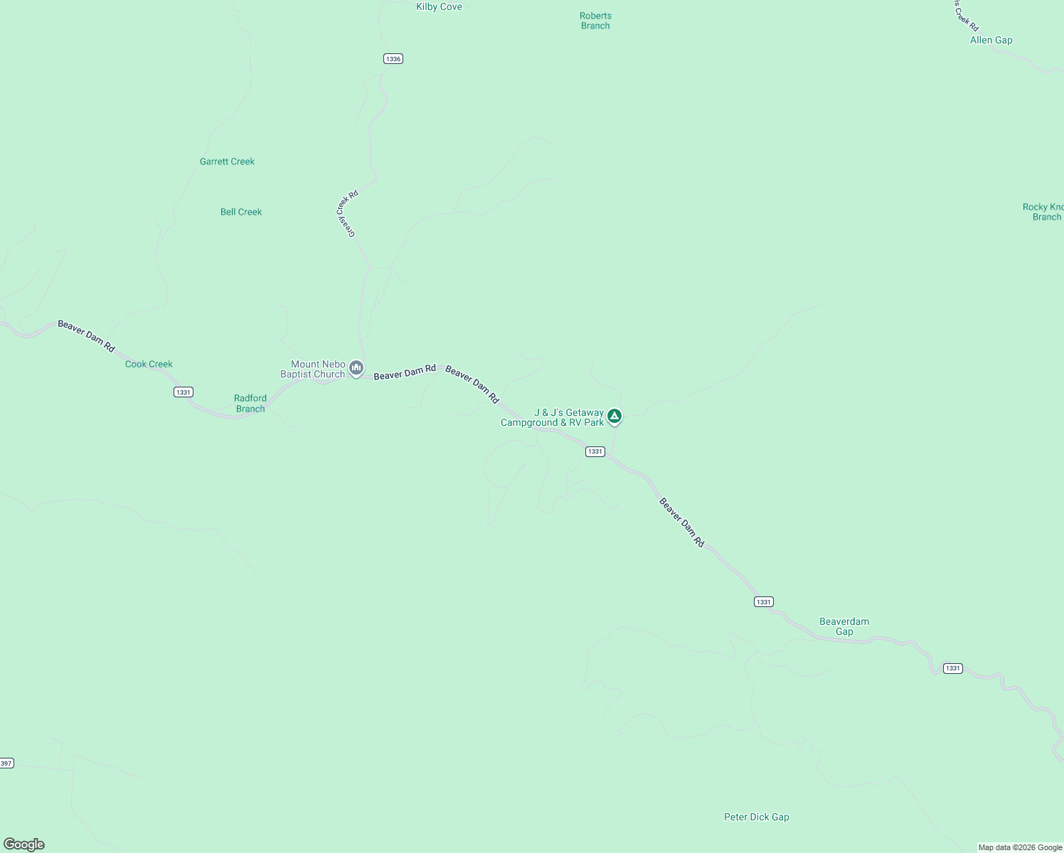 map of restaurants, bars, coffee shops, grocery stores, and more near 8560 Beaver Dam Road in Murphy