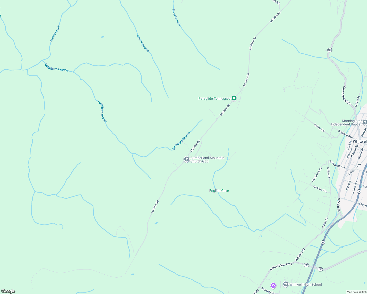 map of restaurants, bars, coffee shops, grocery stores, and more near 145 Stephenson Road in Whitwell