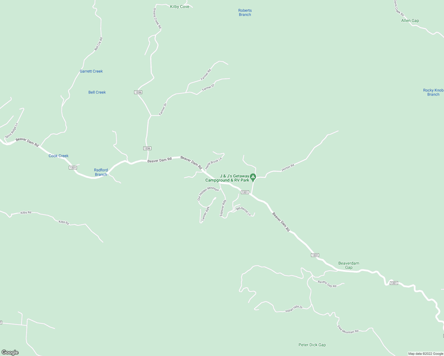 map of restaurants, bars, coffee shops, grocery stores, and more near 8560 Beaver Dam Road in Murphy