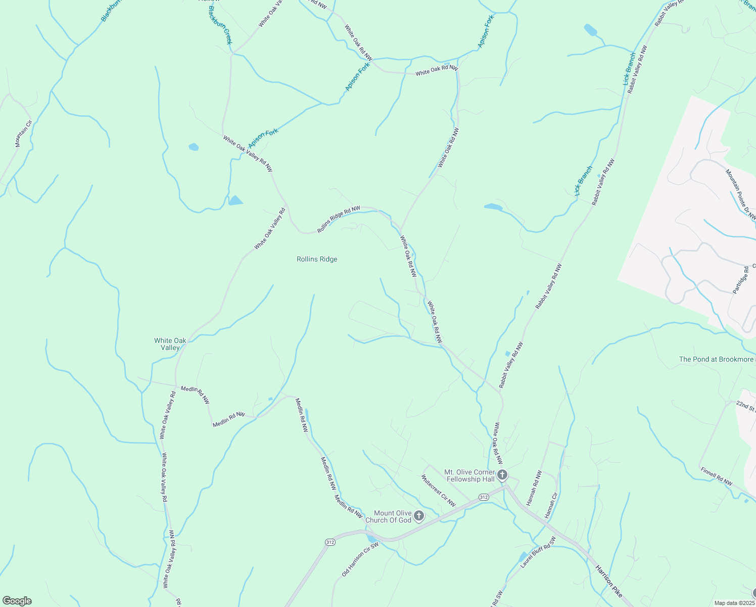 map of restaurants, bars, coffee shops, grocery stores, and more near 447 Bent Tree Drive Northwest in Cleveland