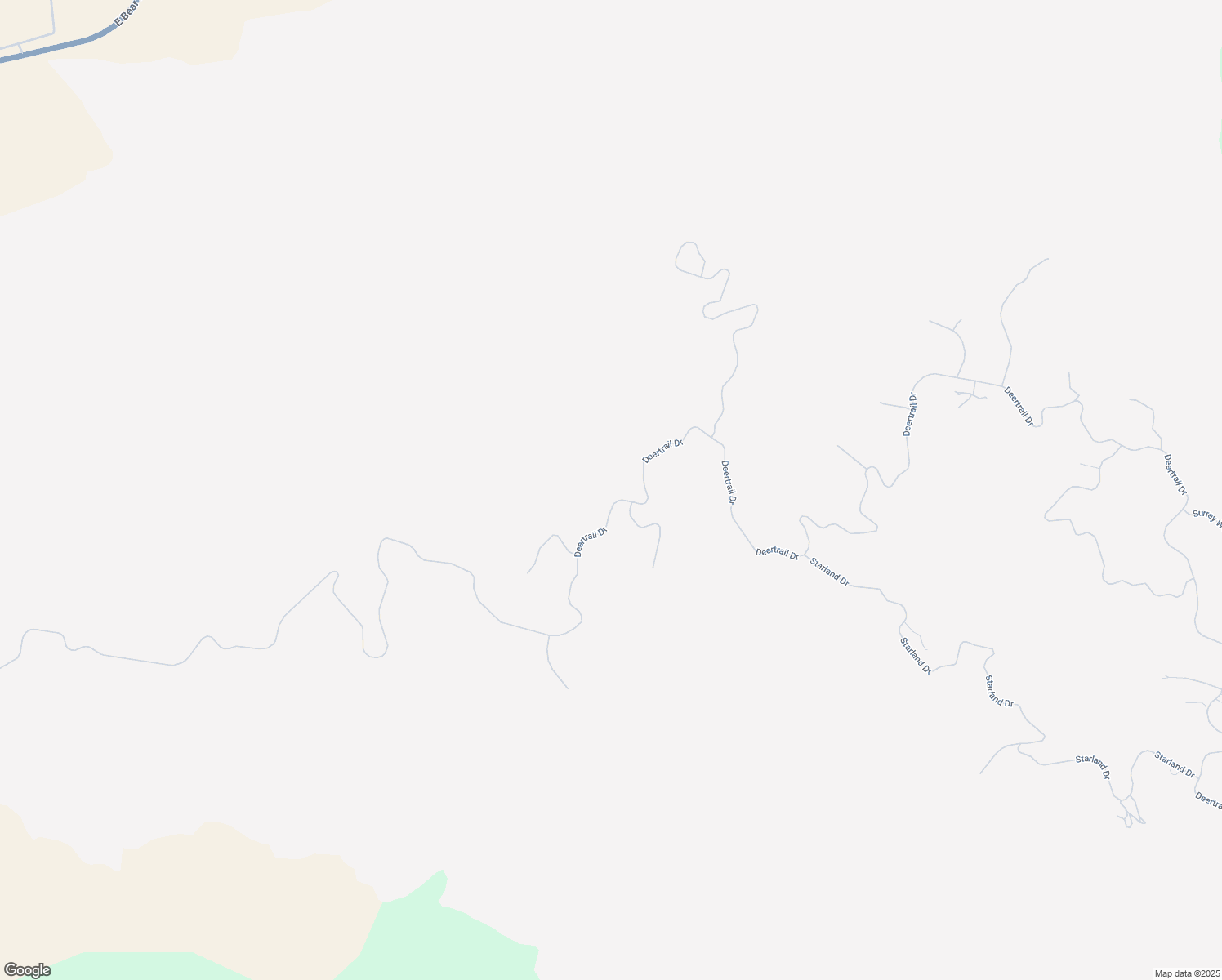 map of restaurants, bars, coffee shops, grocery stores, and more near 28200 Deertrail Drive in Tehachapi