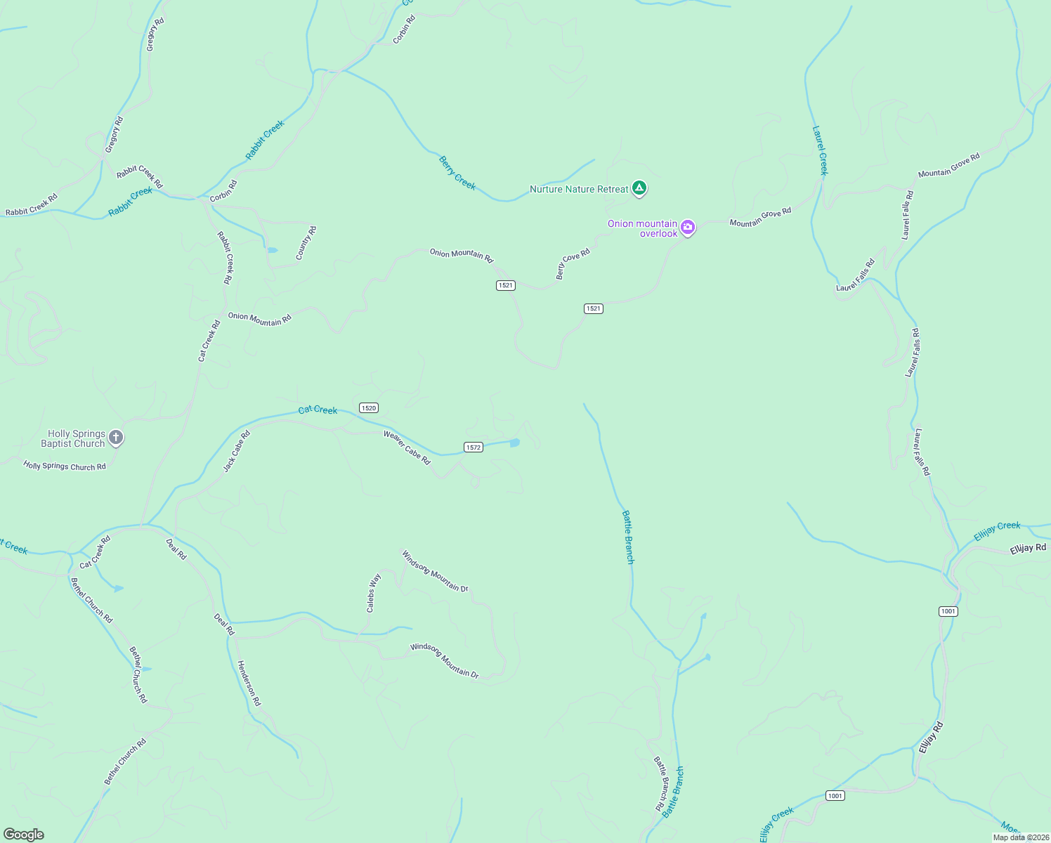 map of restaurants, bars, coffee shops, grocery stores, and more near 875 Weaver Cabe Road in Franklin