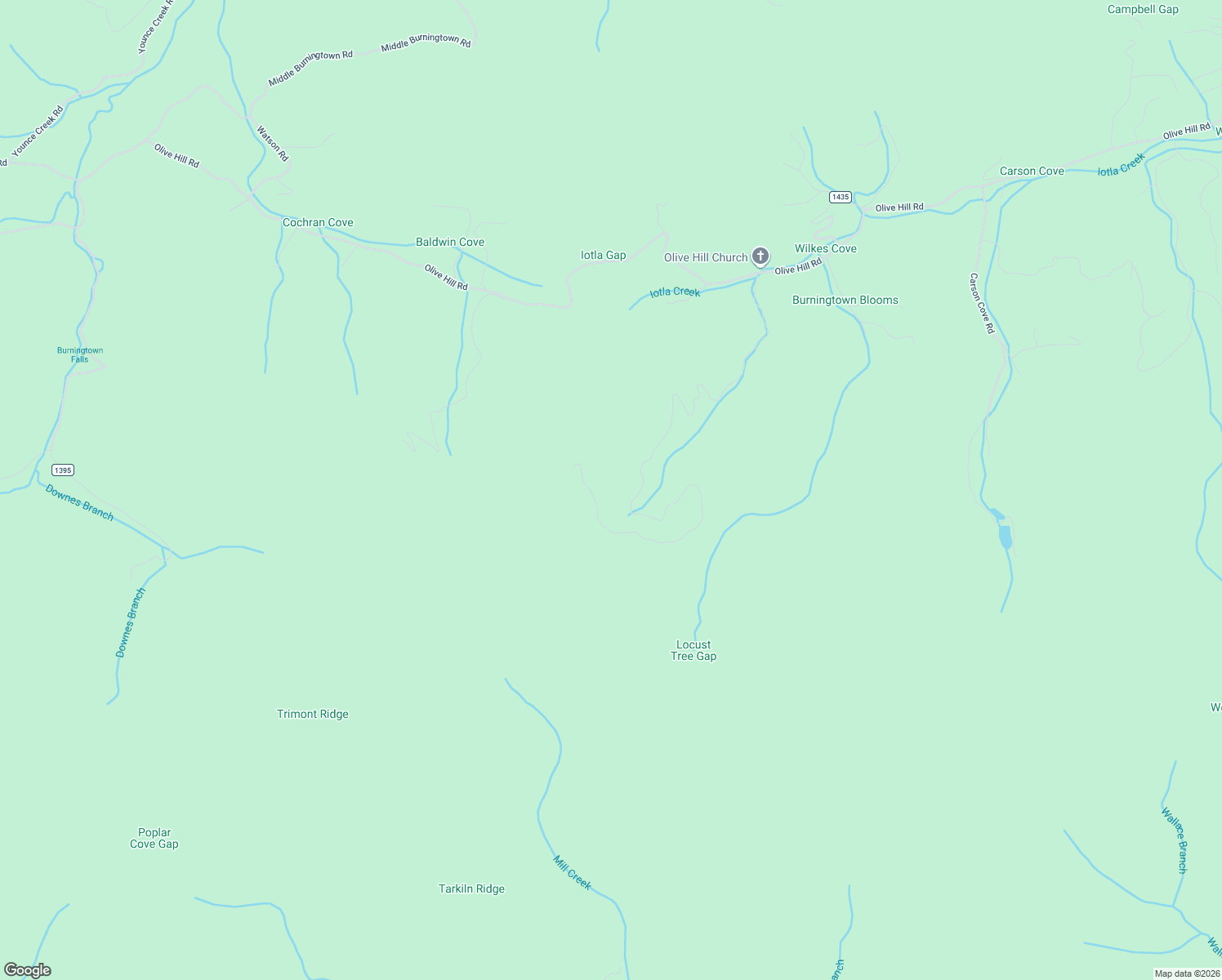 map of restaurants, bars, coffee shops, grocery stores, and more near 1175 Wilkes Knob Road in Franklin