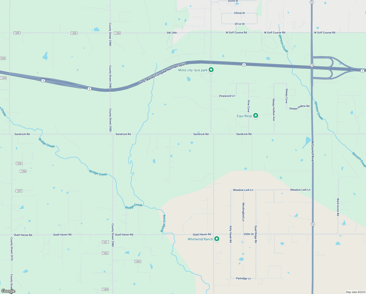 2467 County Road 1250, Blanchard OK Walk Score