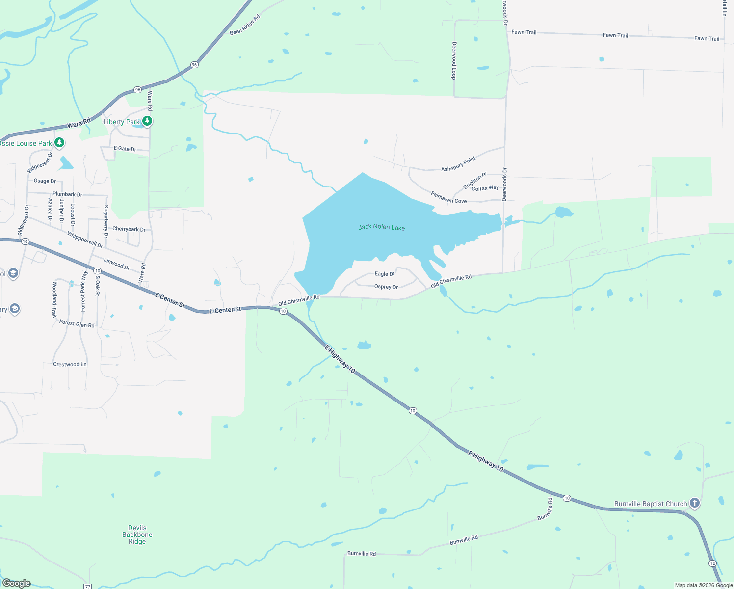 map of restaurants, bars, coffee shops, grocery stores, and more near 3130 Old Chismville Road in Greenwood
