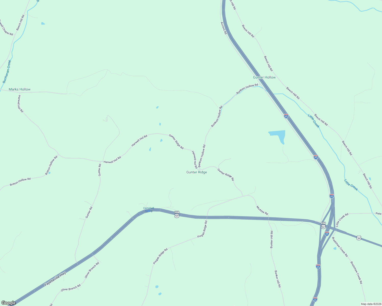 map of restaurants, bars, coffee shops, grocery stores, and more near 273 Gunter Ridge Road in Pulaski