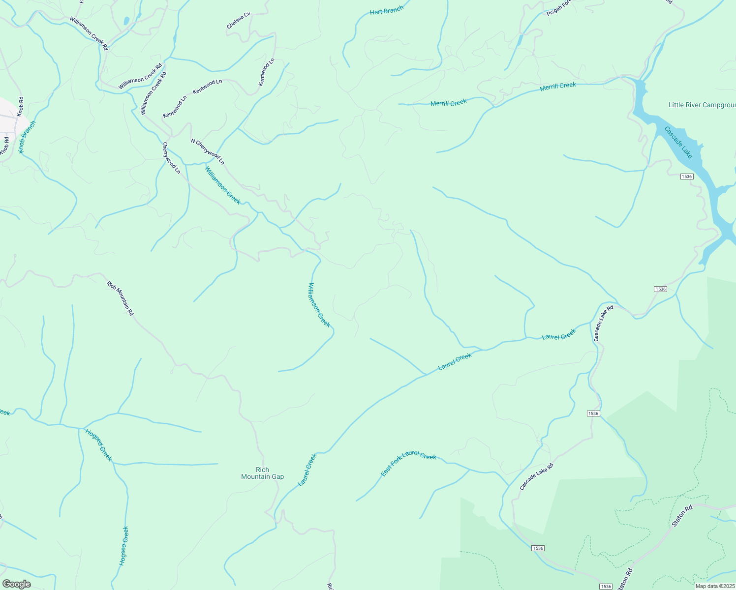 map of restaurants, bars, coffee shops, grocery stores, and more near 898 Sylvan Byway in Pisgah Forest