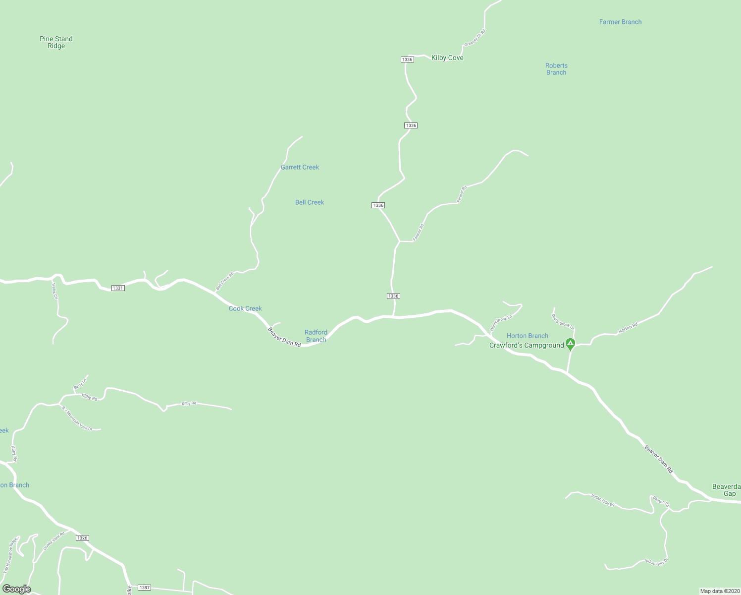 map of restaurants, bars, coffee shops, grocery stores, and more near 9438 Beaver Dam Road in Murphy