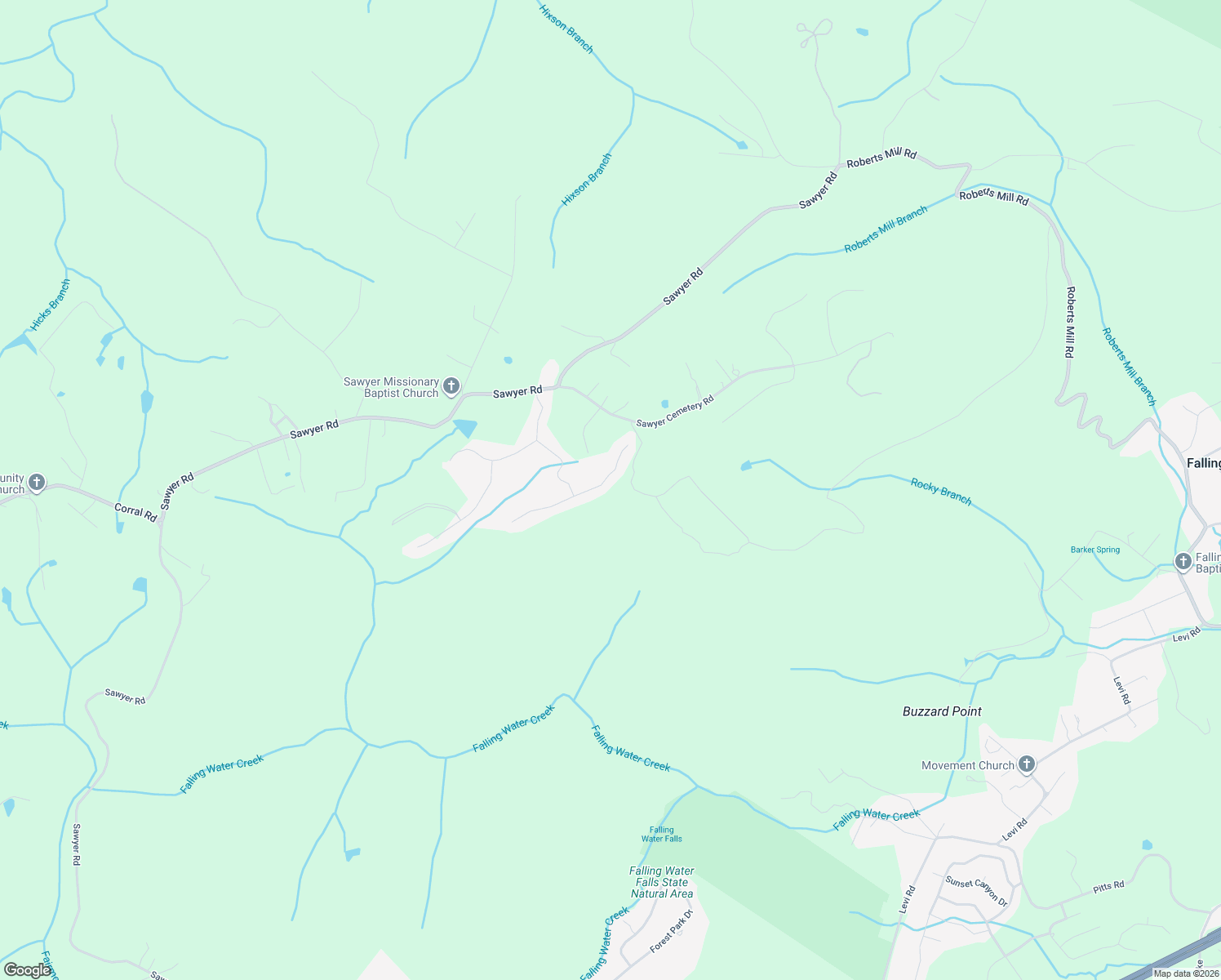 map of restaurants, bars, coffee shops, grocery stores, and more near 7343 Blackstone Drive in Signal Mountain