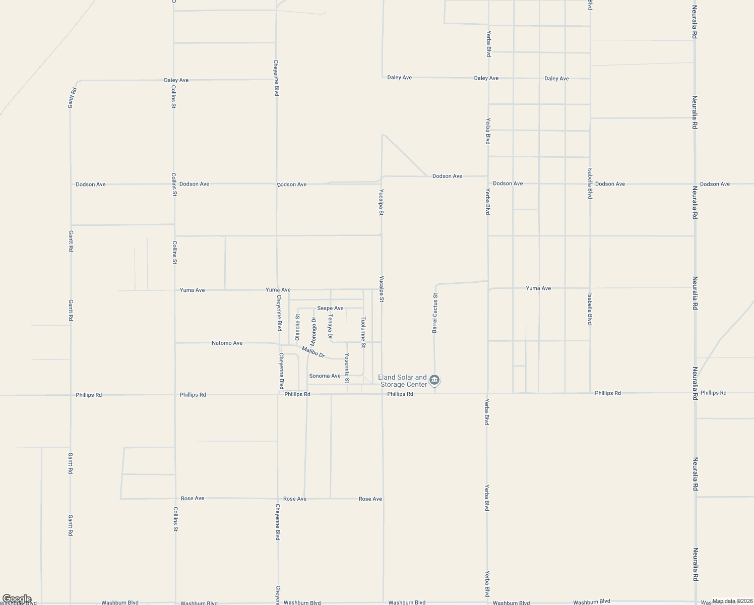 map of restaurants, bars, coffee shops, grocery stores, and more near 26411 Yucaipa Street in Mojave