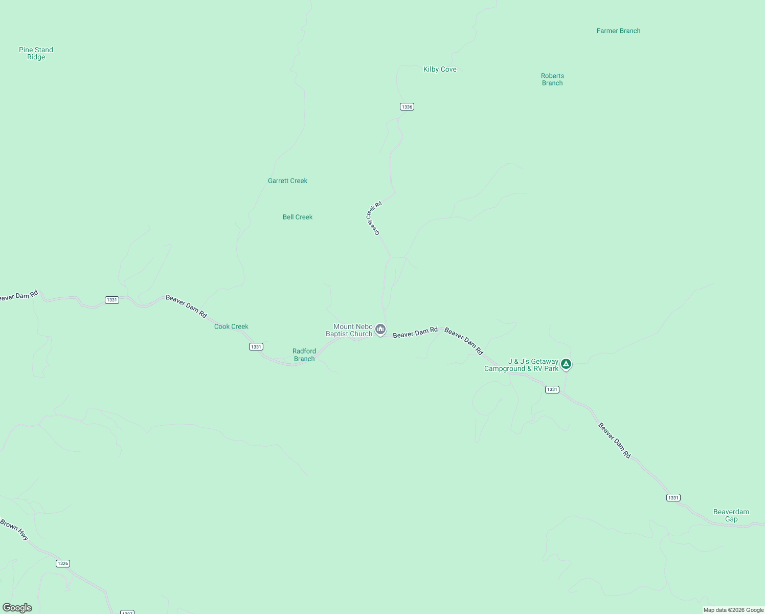 map of restaurants, bars, coffee shops, grocery stores, and more near 9438 Beaver Dam Road in Murphy