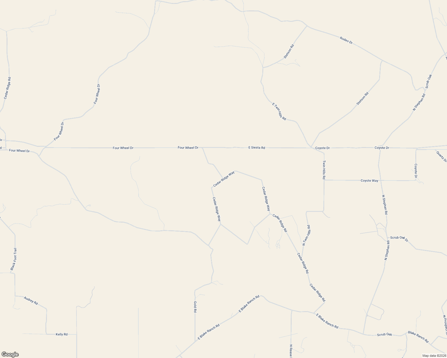 map of restaurants, bars, coffee shops, grocery stores, and more near Cedar Ridge Way in Kingman