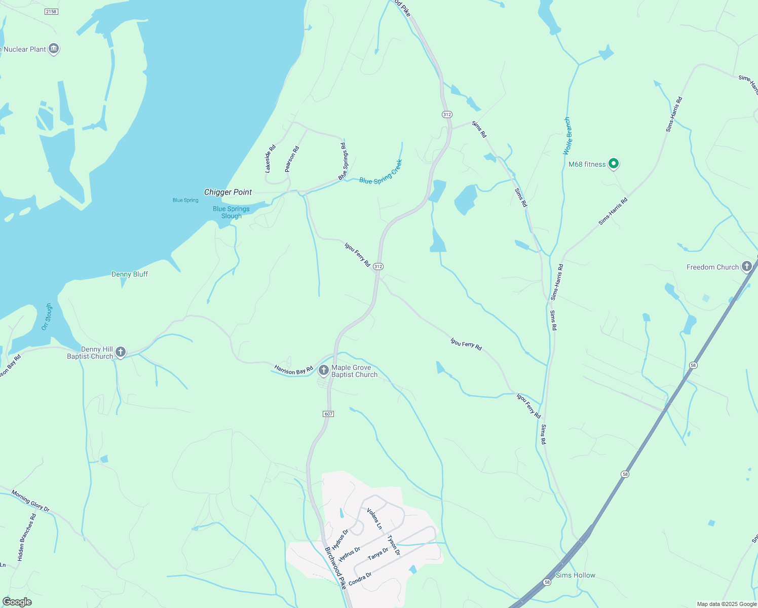 map of restaurants, bars, coffee shops, grocery stores, and more near 9712 Birchwood Pike in Harrison