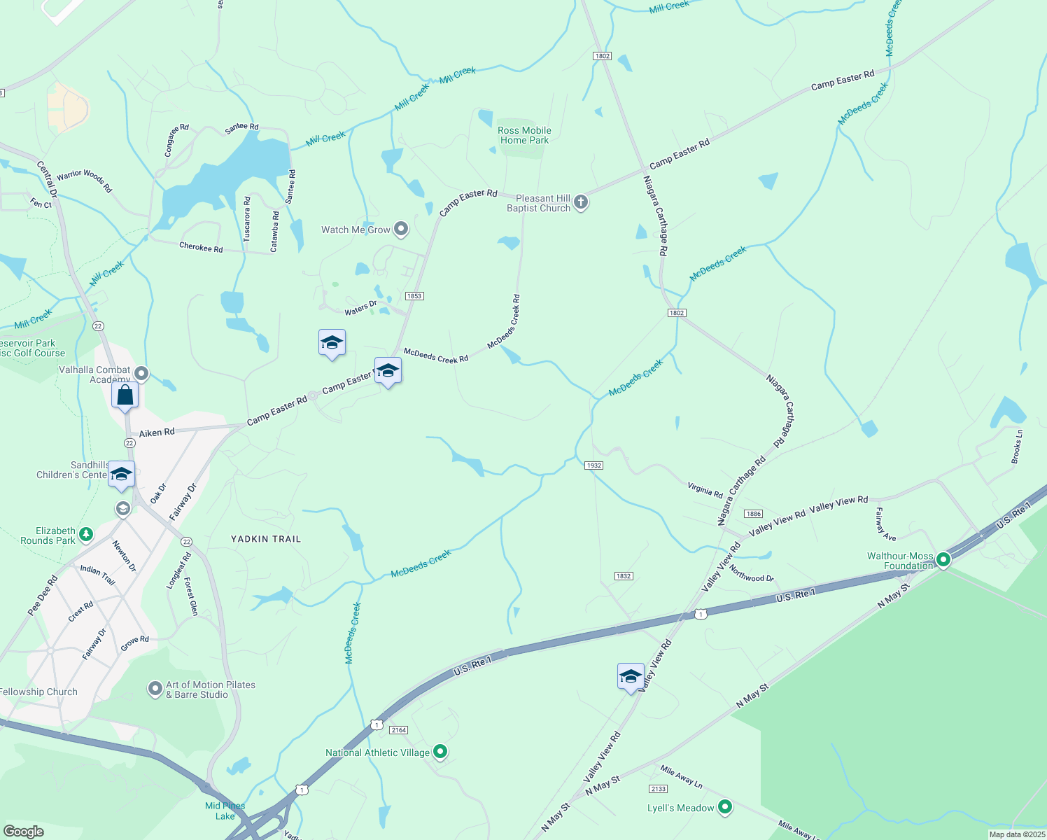 495 Roundabout Road, Carthage NC Walk Score