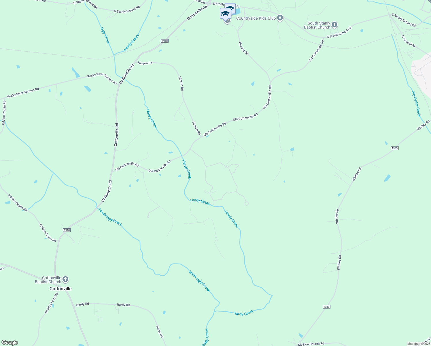 map of restaurants, bars, coffee shops, grocery stores, and more near 40120 Old Cottonville Road in Norwood