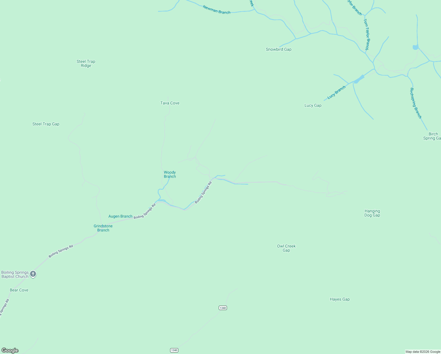 map of restaurants, bars, coffee shops, grocery stores, and more near 5125 Boiling Springs Road in Murphy