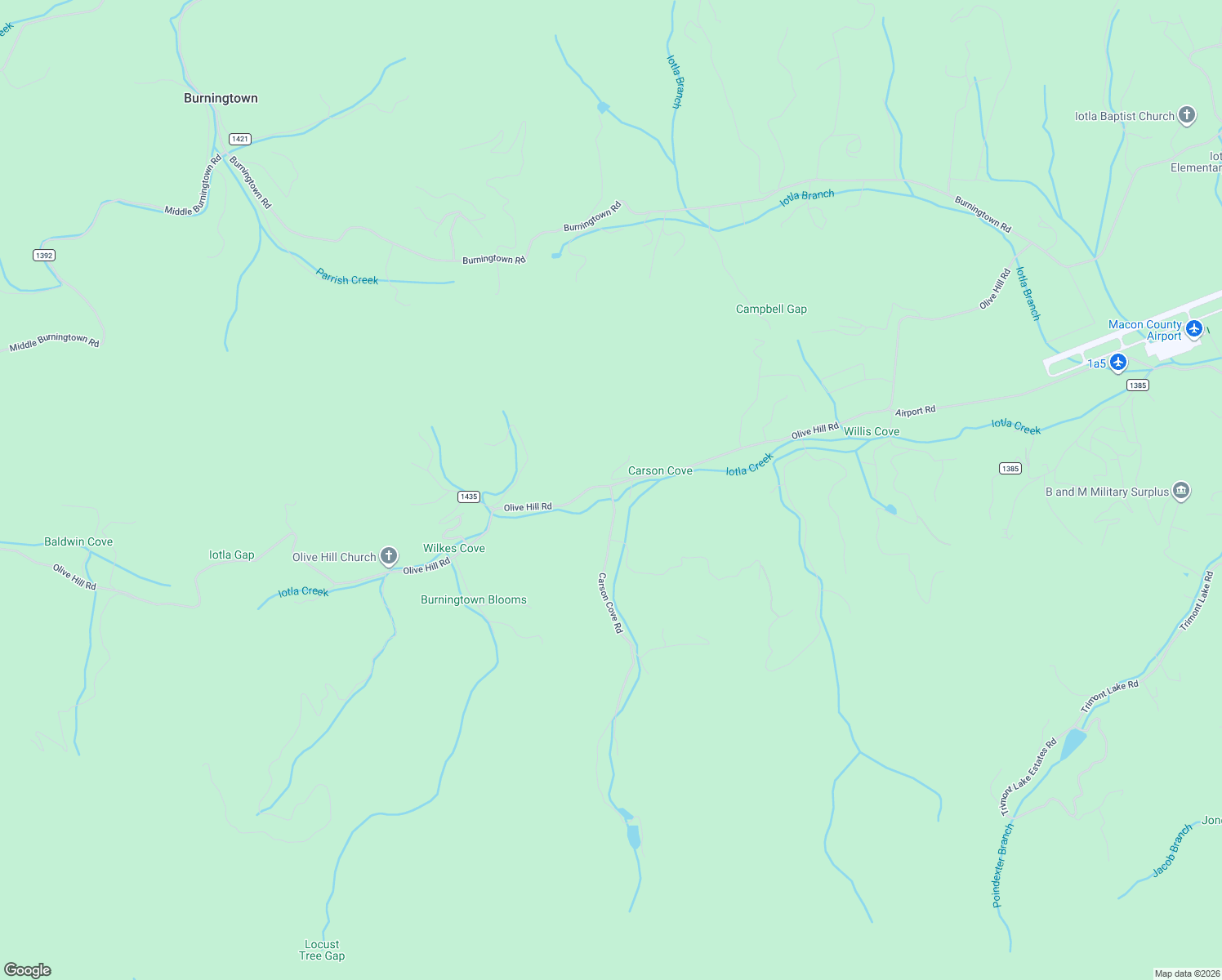 map of restaurants, bars, coffee shops, grocery stores, and more near 1555 Olive Hill Road in Franklin