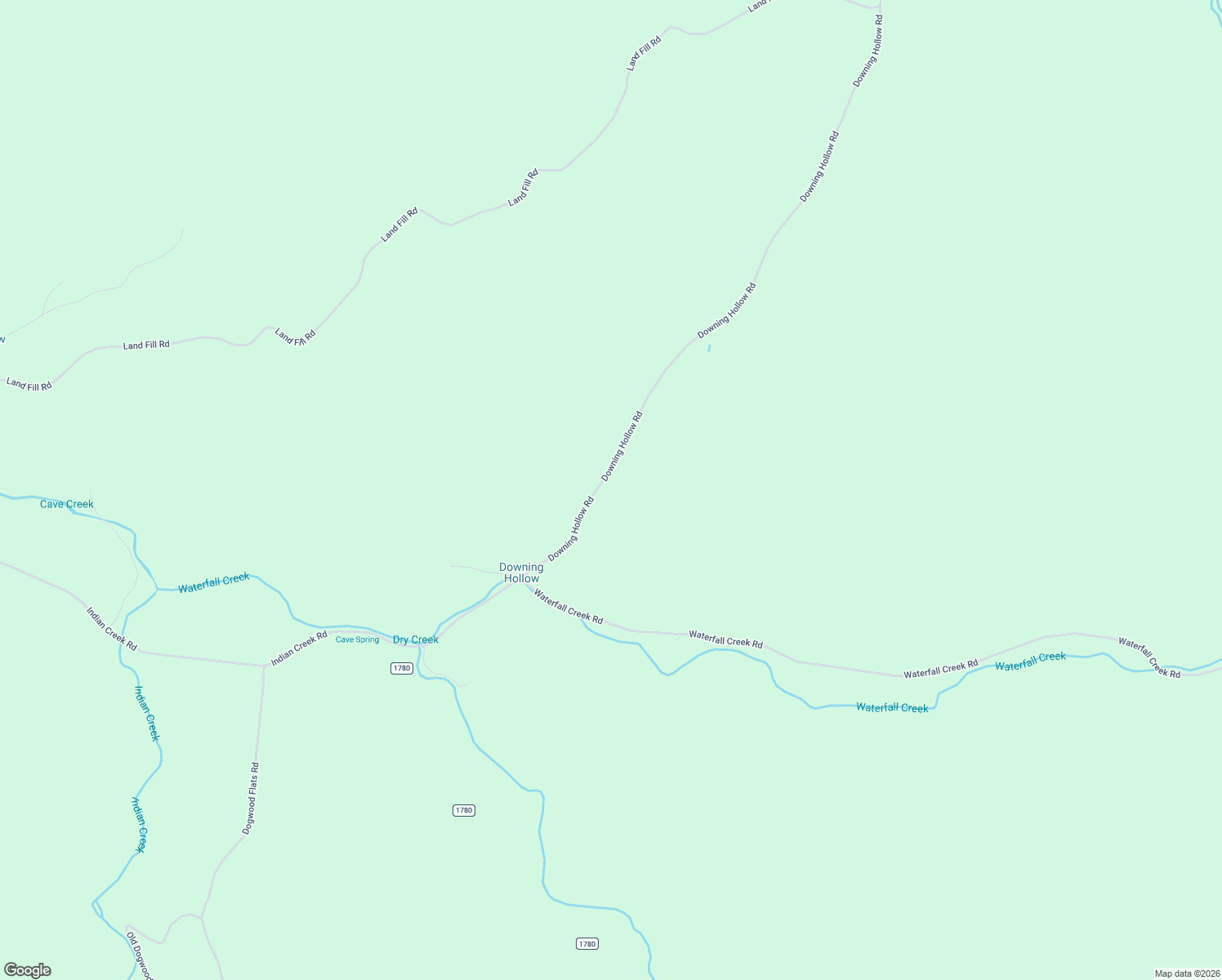 map of restaurants, bars, coffee shops, grocery stores, and more near 1709 Downing Hollow Road in Waynesboro