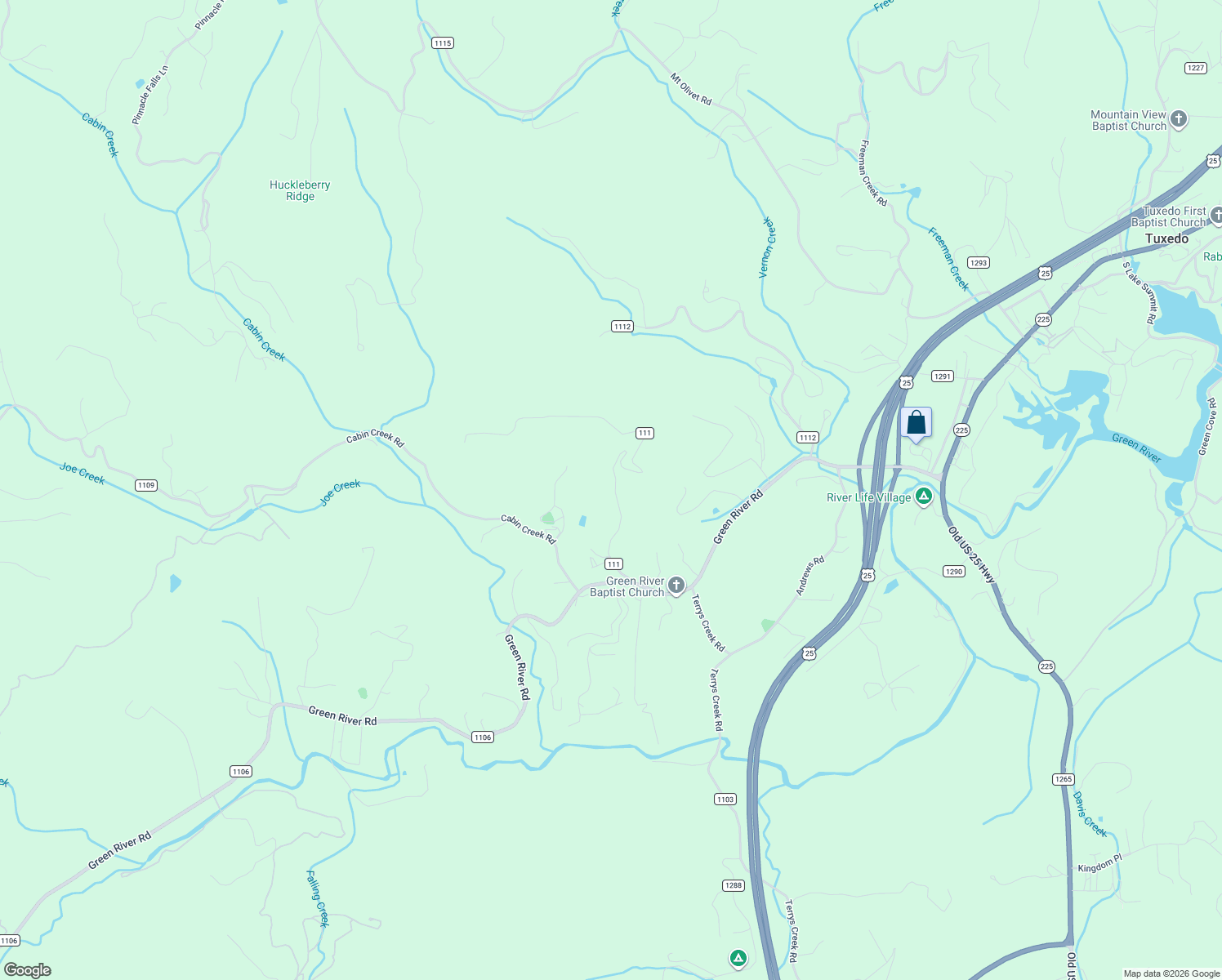 map of restaurants, bars, coffee shops, grocery stores, and more near 217 State Road 111 in Zirconia