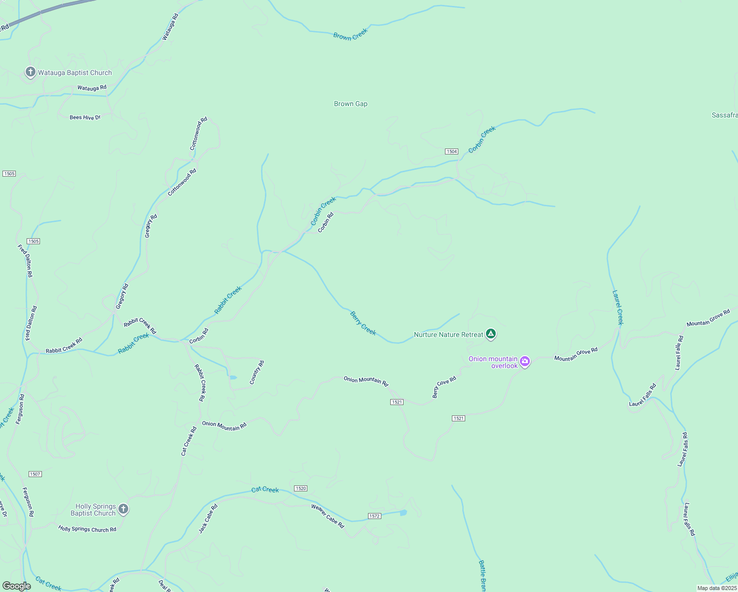 map of restaurants, bars, coffee shops, grocery stores, and more near 721 Corbin Road in Franklin