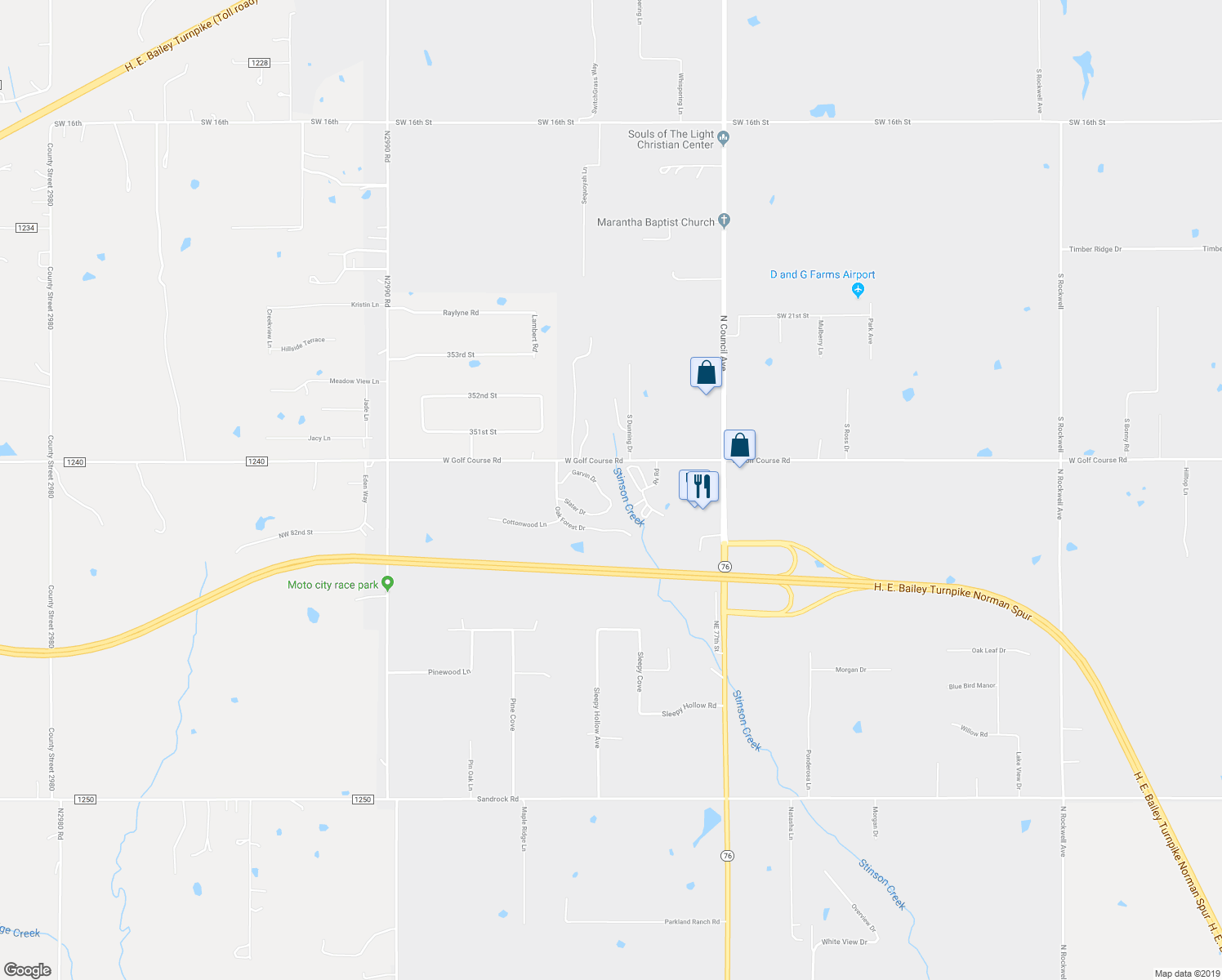 map of restaurants, bars, coffee shops, grocery stores, and more near 8350 Garvin Drive in Newcastle