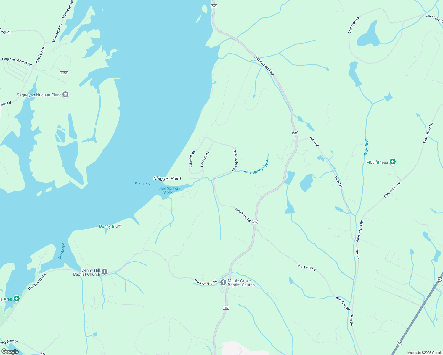 map of restaurants, bars, coffee shops, grocery stores, and more near 9730 Blue Springs Road in Harrison