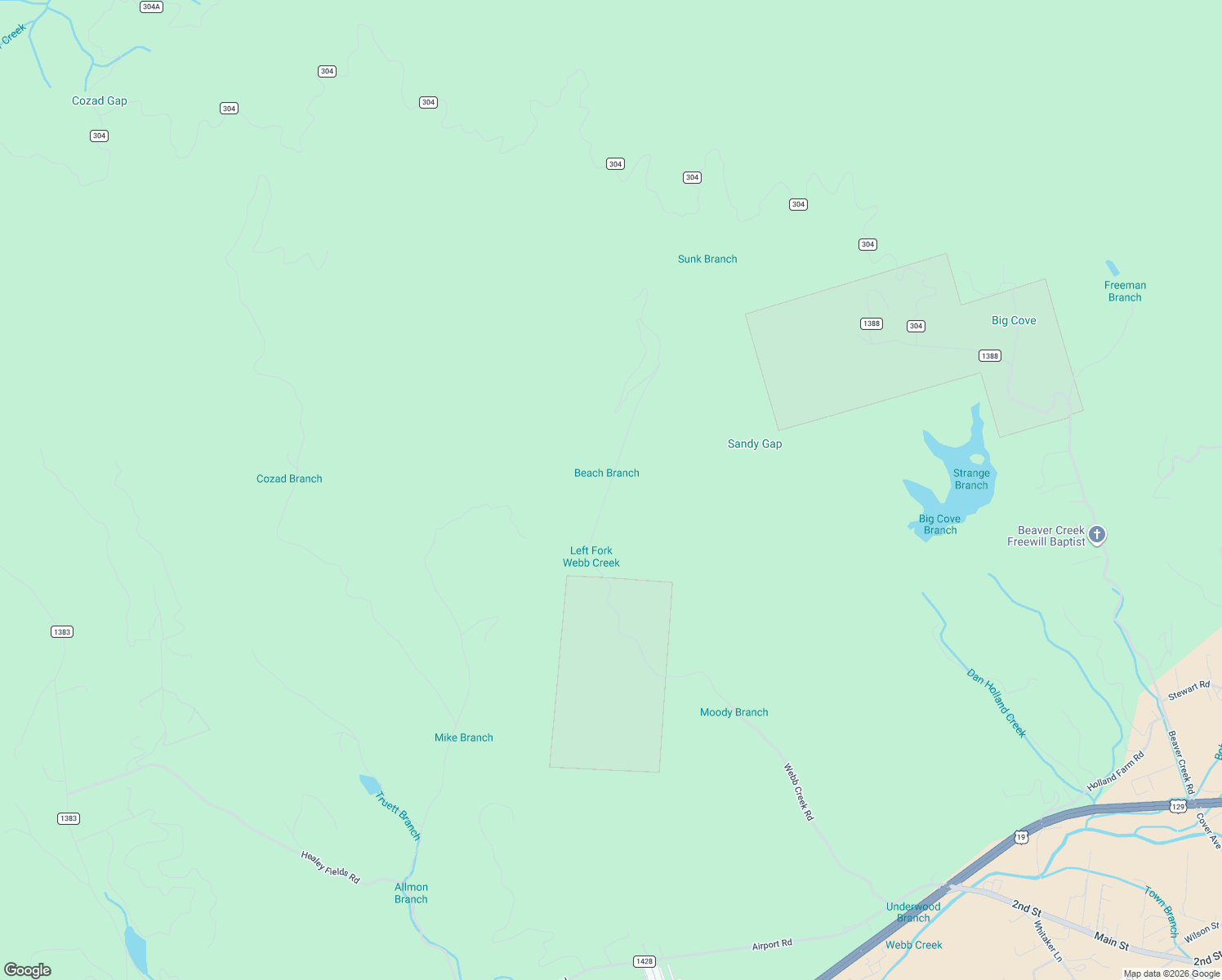 map of restaurants, bars, coffee shops, grocery stores, and more near 1782 Webb Creek Road in Andrews