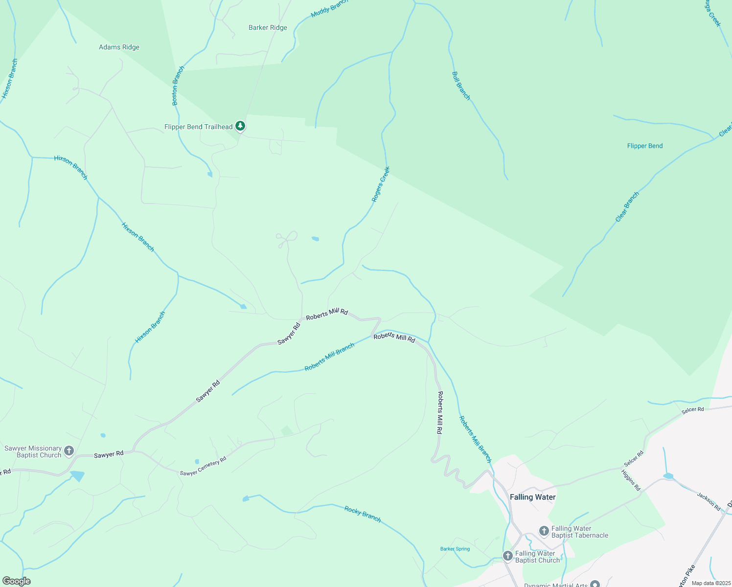 map of restaurants, bars, coffee shops, grocery stores, and more near 7930 Mill Creek Road in Signal Mountain