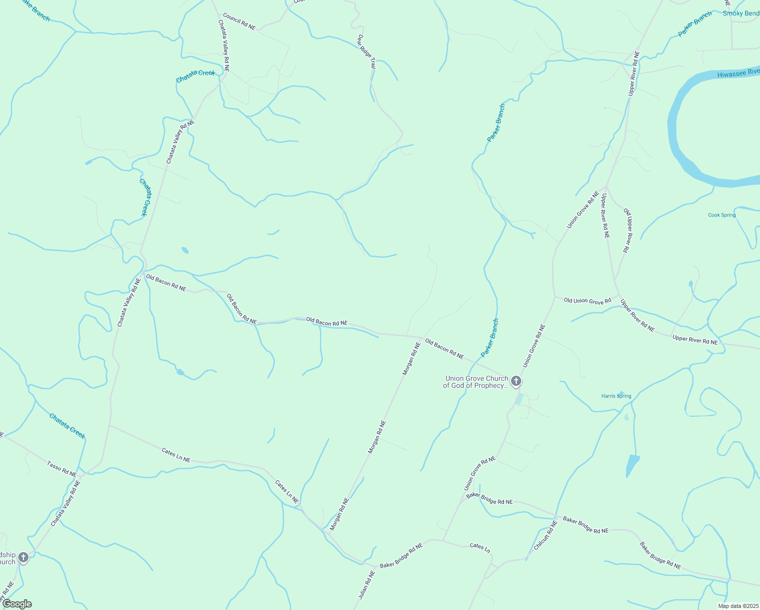 map of restaurants, bars, coffee shops, grocery stores, and more near 549 Old Bacon Road Northeast in Charleston