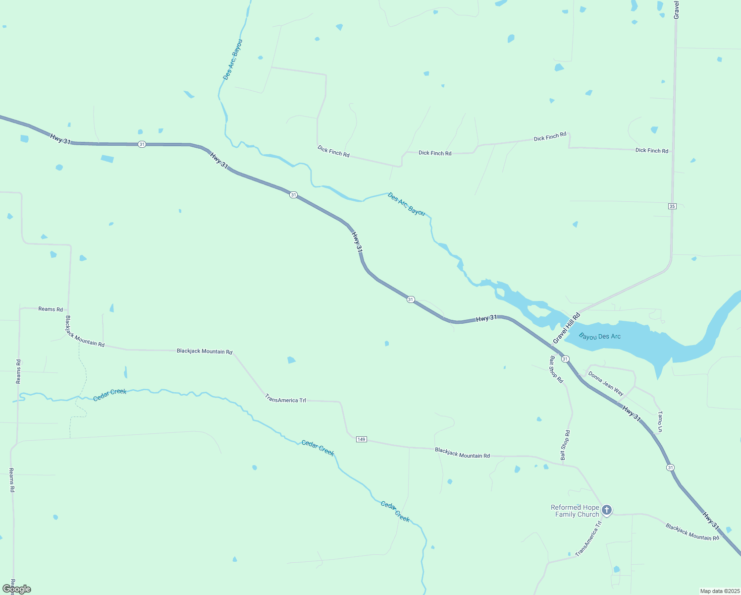 map of restaurants, bars, coffee shops, grocery stores, and more near 798 Highway 31 in Romance