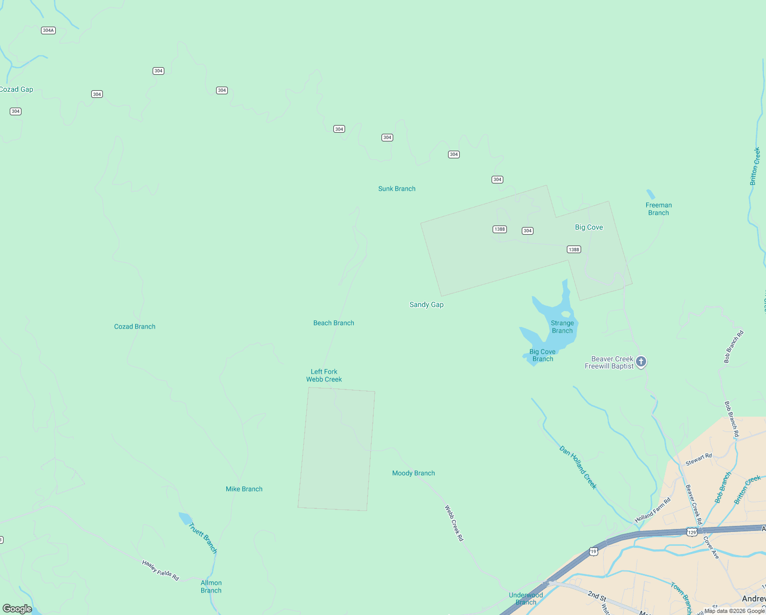 map of restaurants, bars, coffee shops, grocery stores, and more near in Andrews