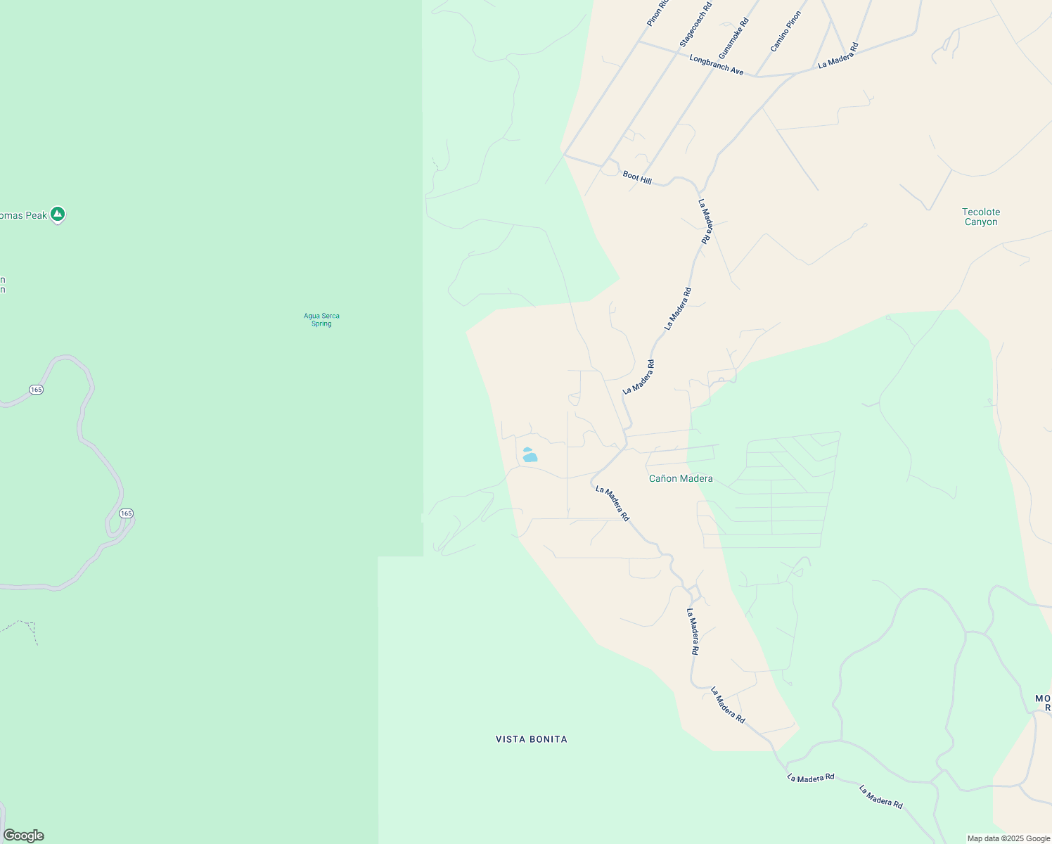 map of restaurants, bars, coffee shops, grocery stores, and more near 155 Laguna Vista in Sandia Park