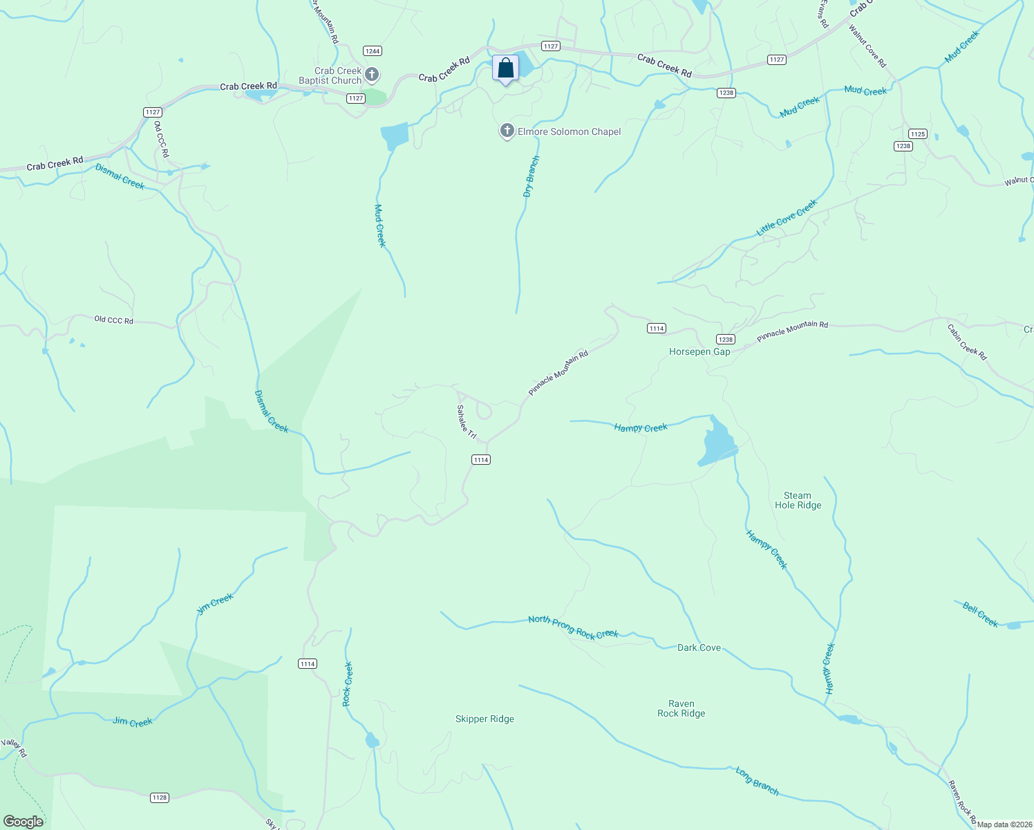 map of restaurants, bars, coffee shops, grocery stores, and more near 153 Star Gazer Way in Hendersonville