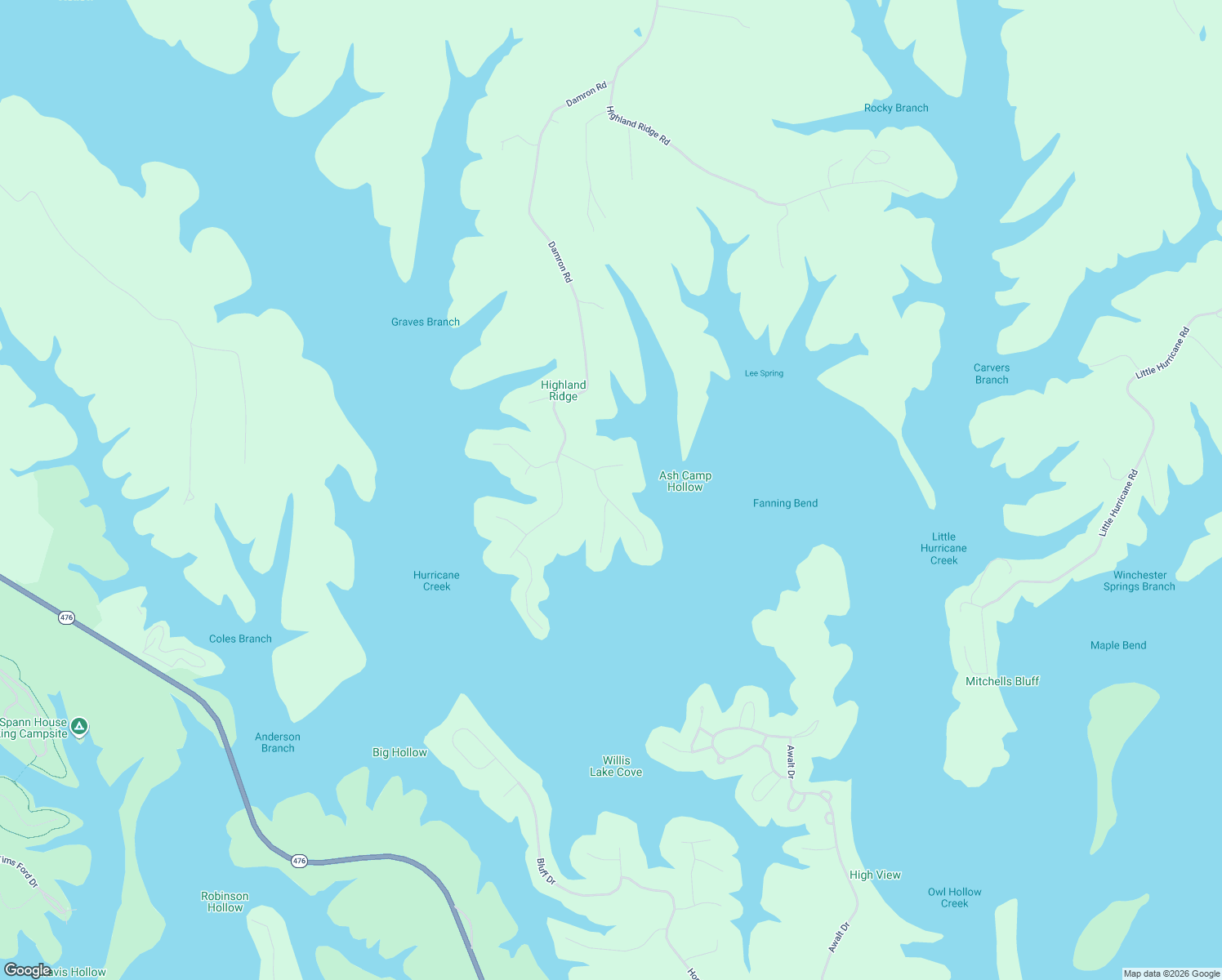 map of restaurants, bars, coffee shops, grocery stores, and more near 215 Bell Memorial Drive in Estill Springs