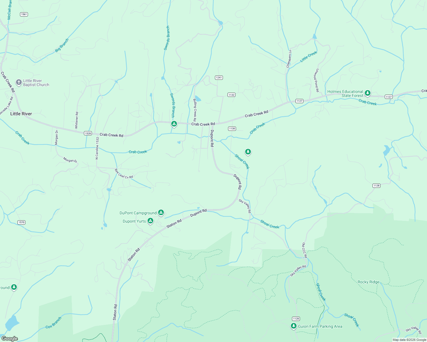 map of restaurants, bars, coffee shops, grocery stores, and more near 416 Dupont Road in Hendersonville
