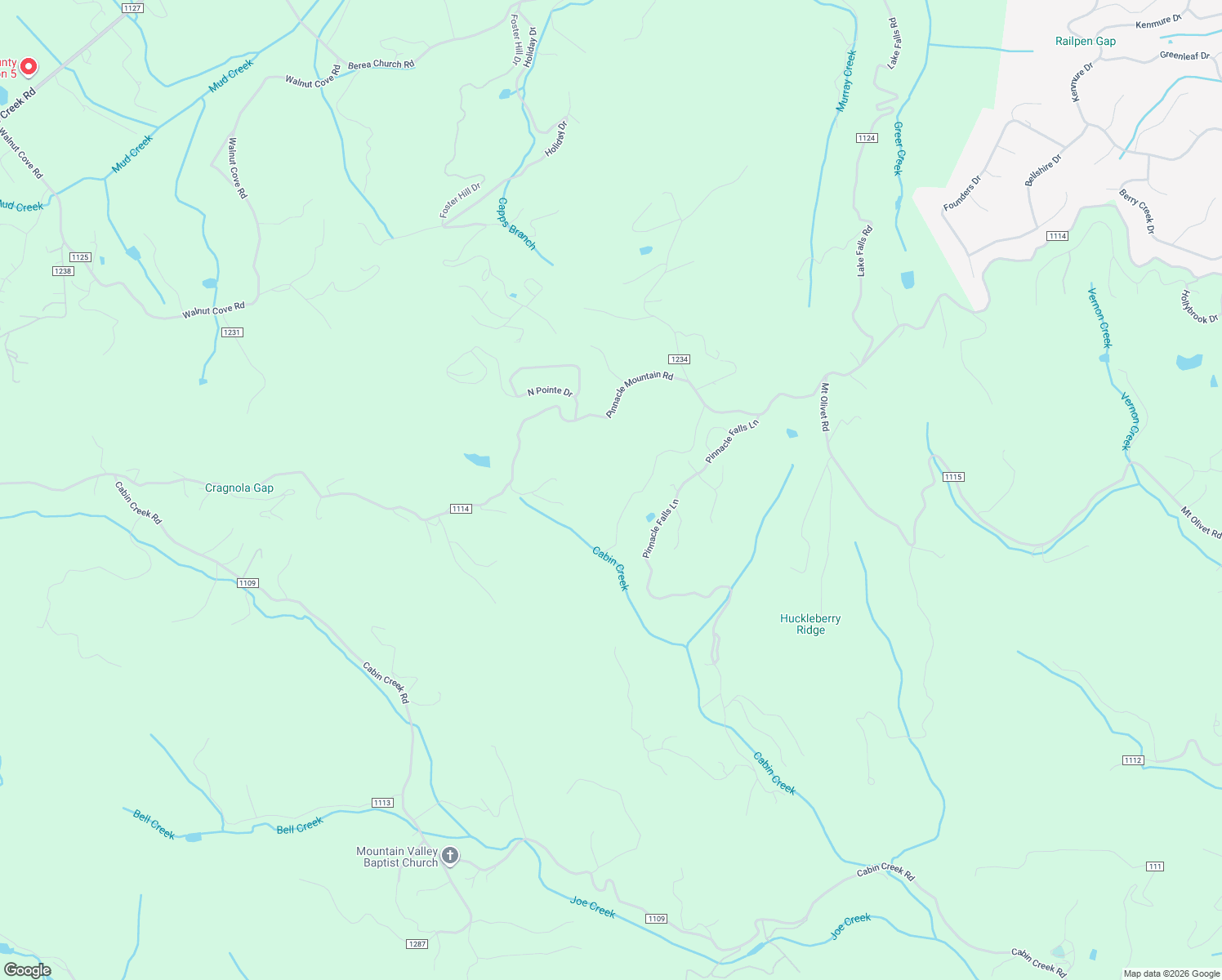 map of restaurants, bars, coffee shops, grocery stores, and more near 340 Boone Top in Zirconia