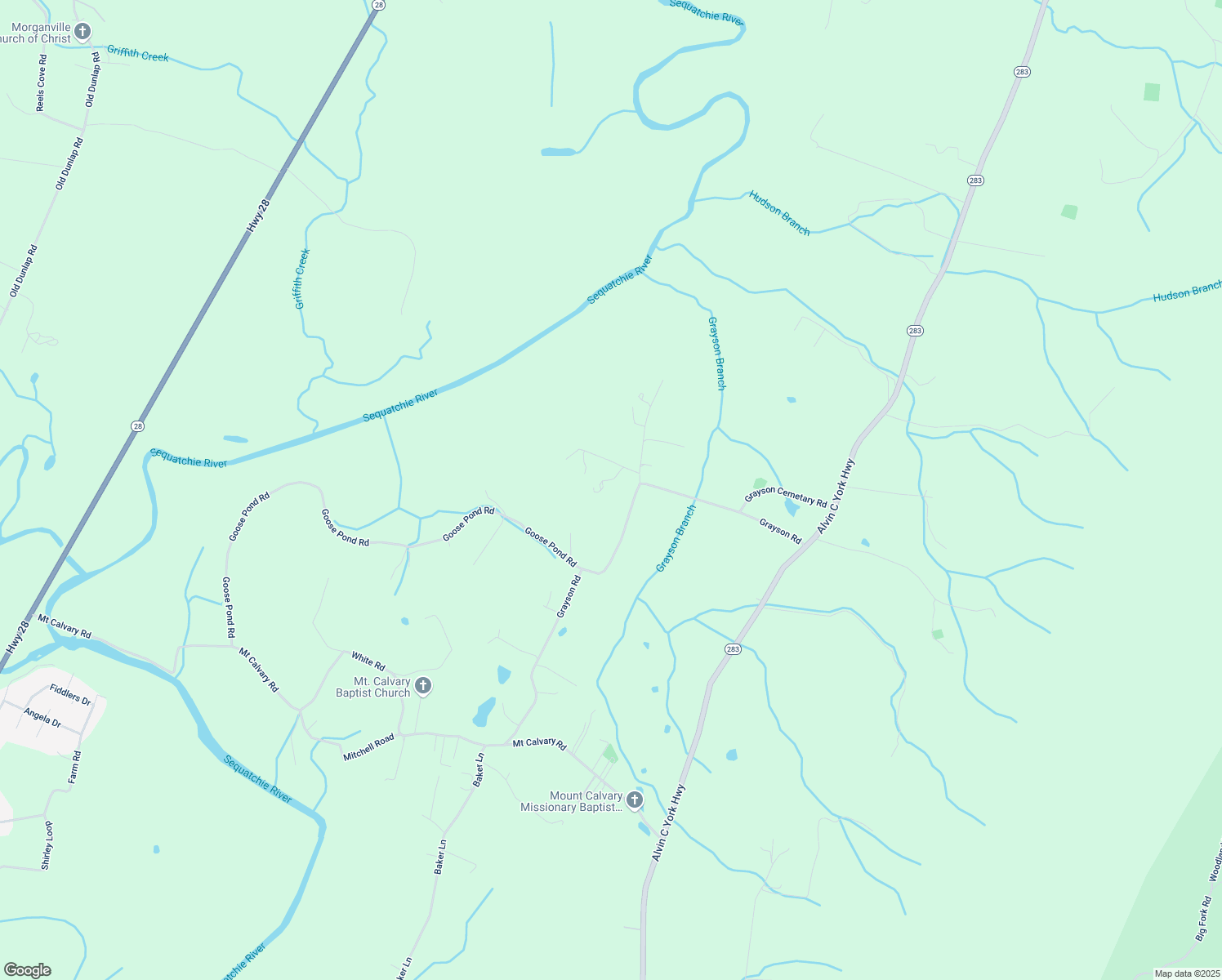map of restaurants, bars, coffee shops, grocery stores, and more near 195 Dallas Roberts Road in Whitwell