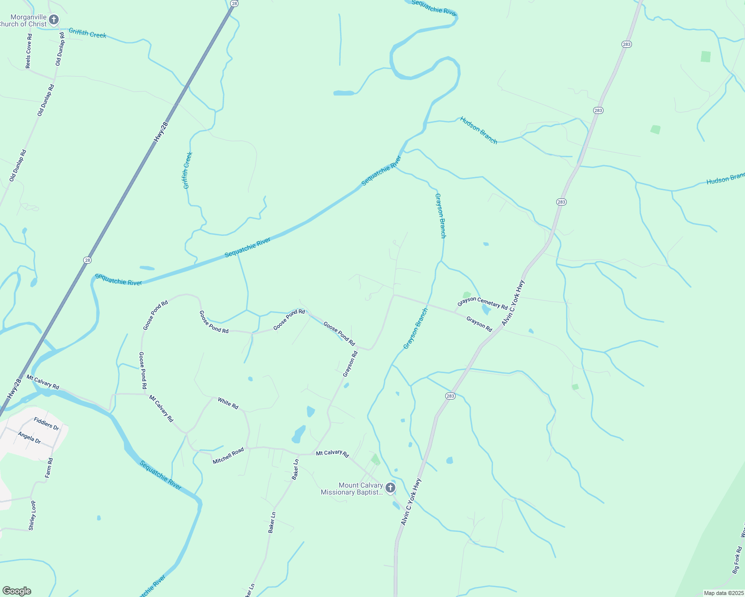 map of restaurants, bars, coffee shops, grocery stores, and more near 195 Dallas Roberts Road in Whitwell