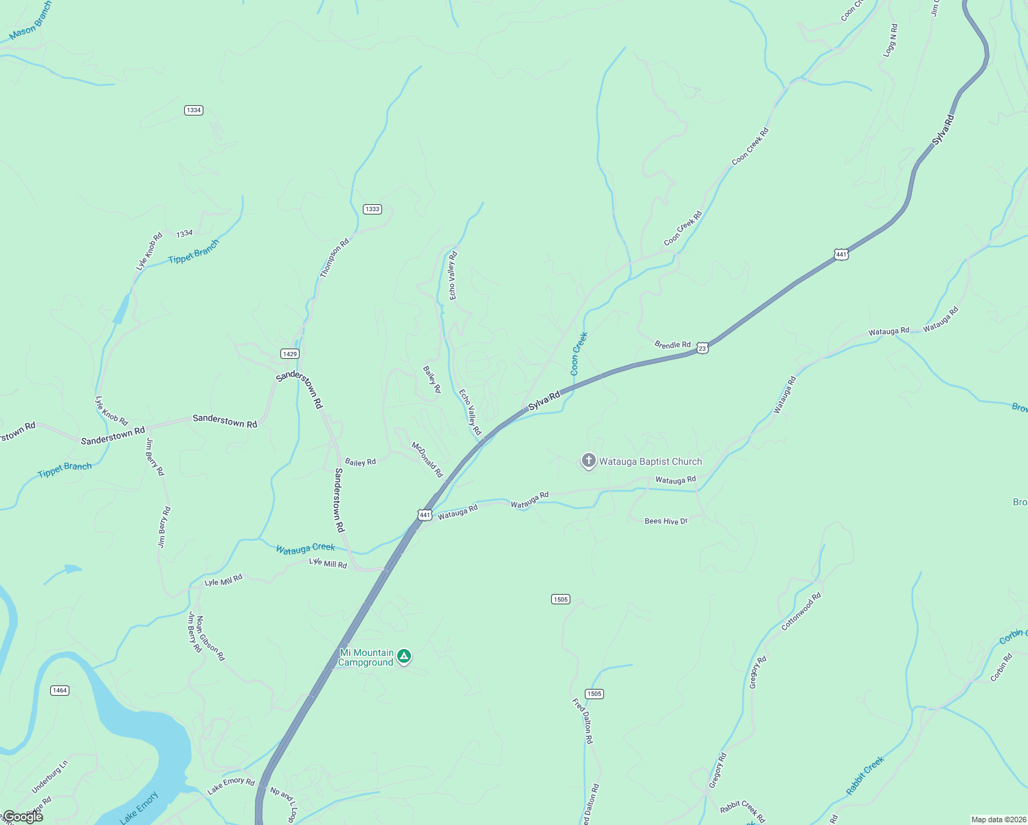 map of restaurants, bars, coffee shops, grocery stores, and more near 6743-6769 Sylva Road in Franklin