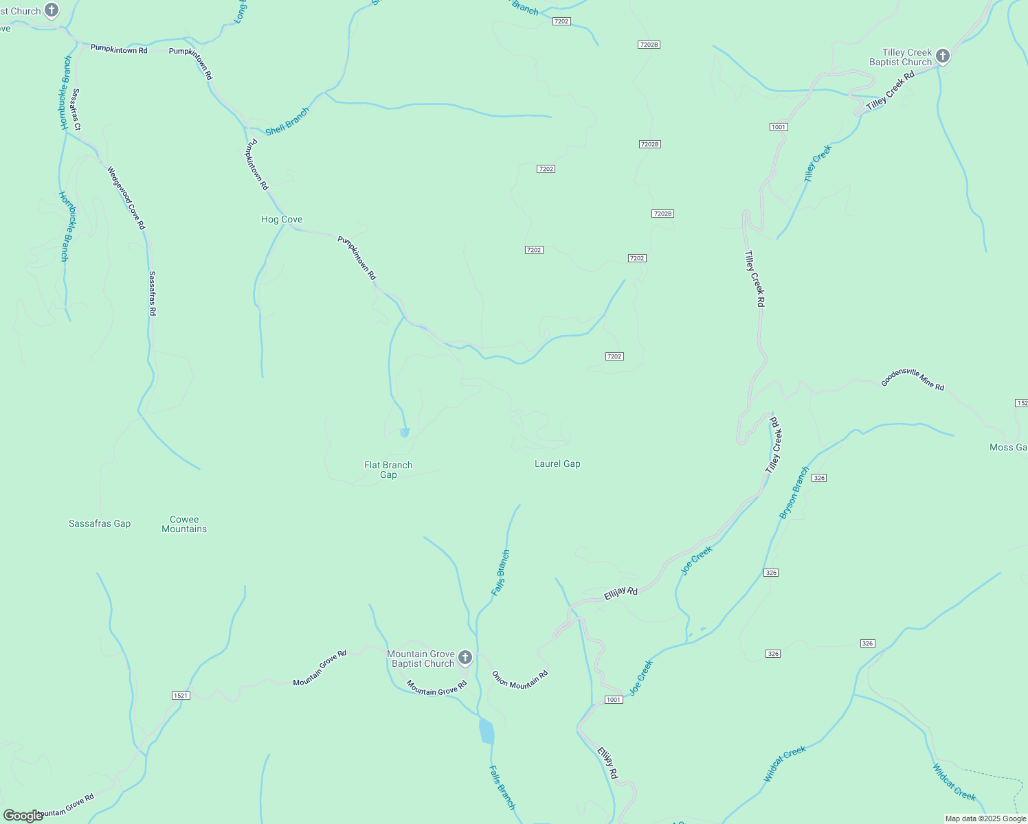 map of restaurants, bars, coffee shops, grocery stores, and more near 98 Greenslade Drive in Sylva