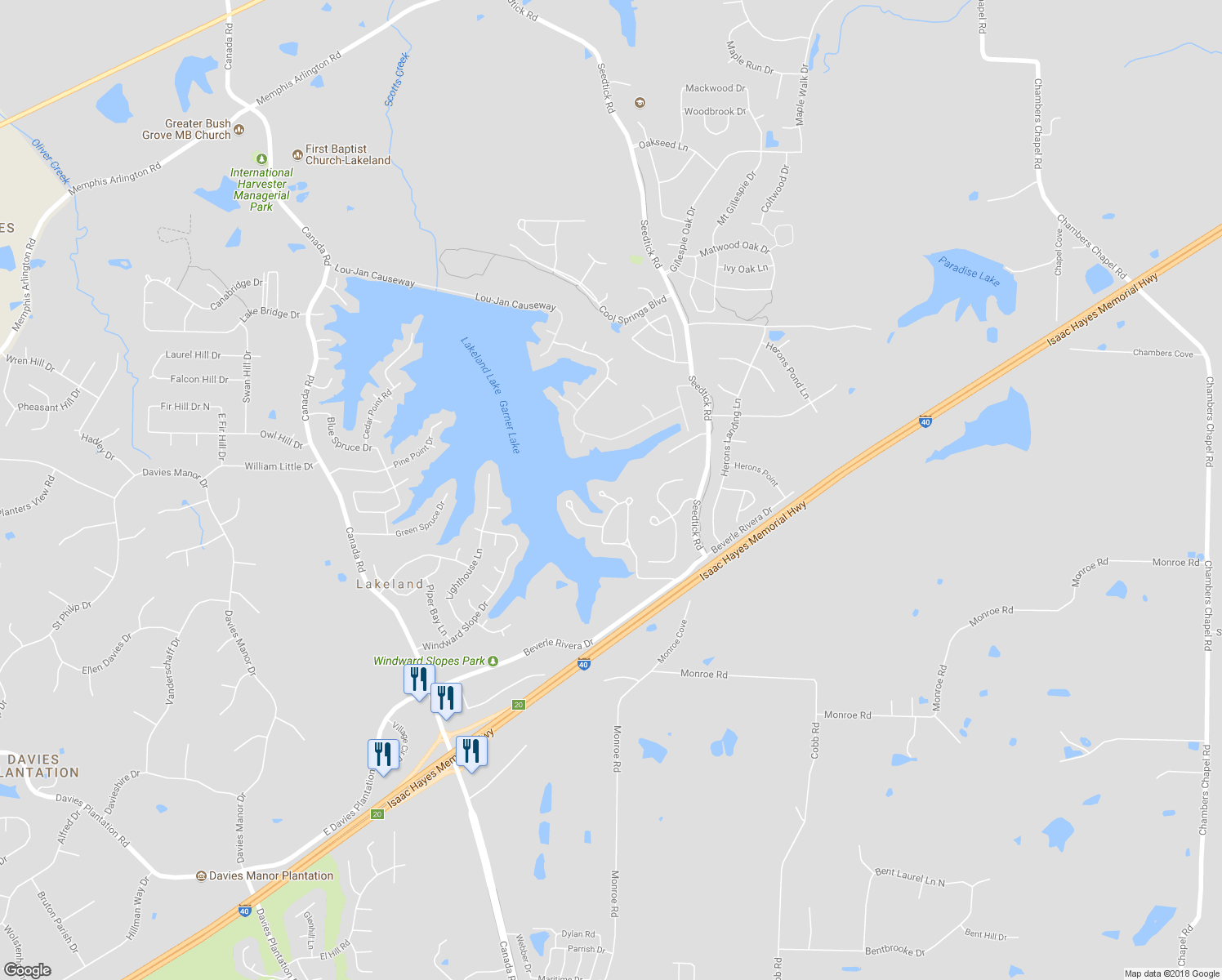 map of restaurants, bars, coffee shops, grocery stores, and more near 10026 Pointe Cove in Lakeland