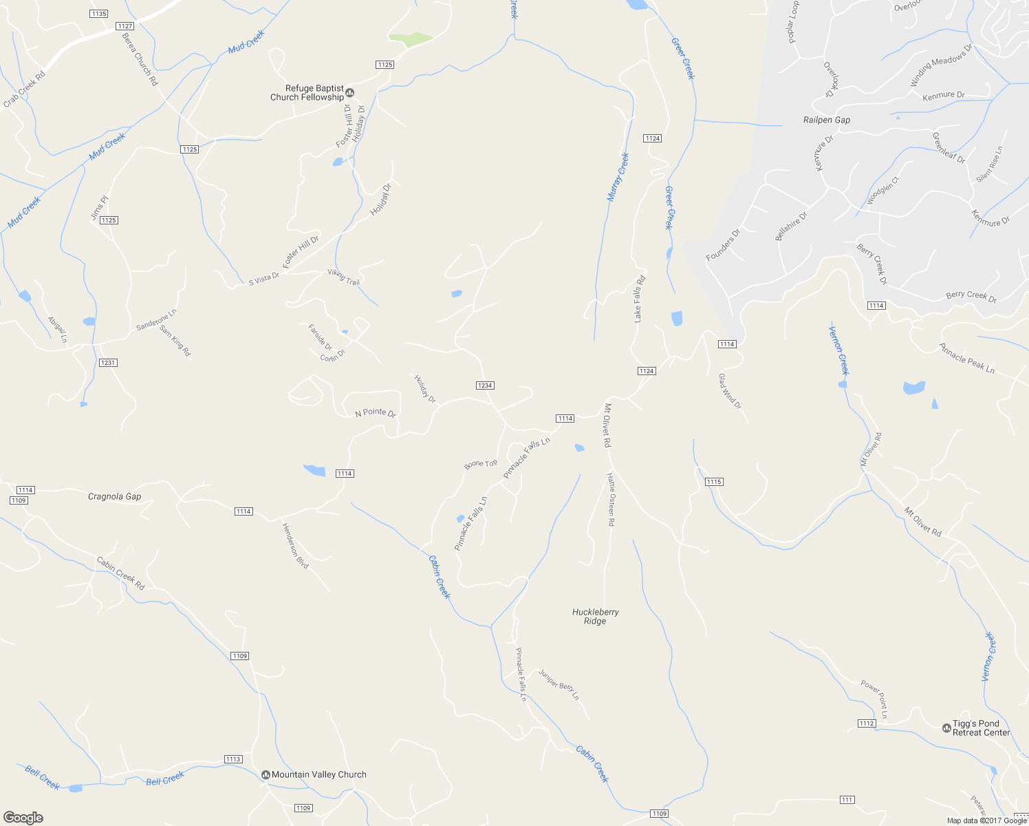 map of restaurants, bars, coffee shops, grocery stores, and more near 4862 Pinnacle Mountain Road in Zirconia